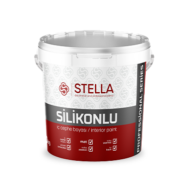 STELLA SİLİKONLU İÇ CEPHE BOYASI SİLİNEBİLİR BEYAZ 10 KG